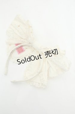 画像2: BABY,THE STARS SHINE BRIGHT / My little red riding hood柄リボンカチューシャ  オフシロ O-26-01-30-028-BA-AC-IG-OS