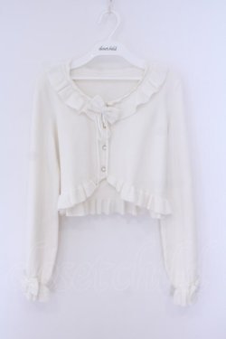 画像1: Sugar Teatime / フリルボレロ M シロ O-26-01-30-1016-LO-TO-OW-OS