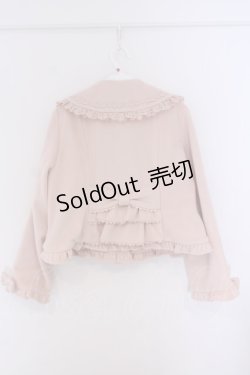 画像3: Chalmiere / パールリボンショートコート  ピンク O-26-01-30-1020-EL-JA-IG-OS