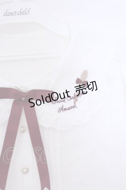 画像2: Amavel / カトラリー刺繍ブラウス M シロ O-26-01-30-1012-CA-BL-OW-ZT574