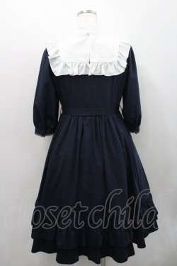 画像2: Sheglit / "Harriet"パフワンピース M ネイビー Y-26-01-20-033-EL-OP-SZ-ZI