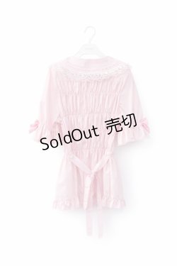 画像8: metamorphose / 木漏れ日のトロイメライ丸襟半袖ブラウス 1 ピンク Y-25-12-08-013-ME-BL-SZ-ZY