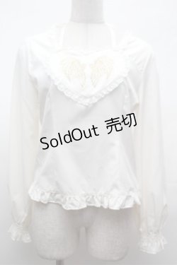 画像1: axes femme POETIQUE / アンジェリック　クワイヤブラウス  オフ S-26-02-01-027-AX-BL-AS-ZS