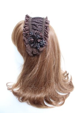 画像2: PrivateSquare. / クラシックヘッドドレス風カチューシャ  ブラウン Y-26-02-01-004-LO-AC-SZ-ZY