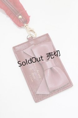 画像2: m petit by misako / ショルダーパスケース/ハローキティ  レッド H-26-02-14-081-LO-ZA-NS-ZH