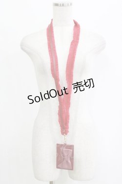 画像1: m petit by misako / ショルダーパスケース/ハローキティ  レッド H-26-02-14-081-LO-ZA-NS-ZH