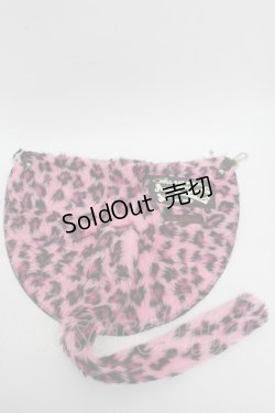 画像1: HELL CAT PUNKS / レオパード柄ヒップフラッグ  ピンク S-26-02-15-006-PU-TO-HR-ZS