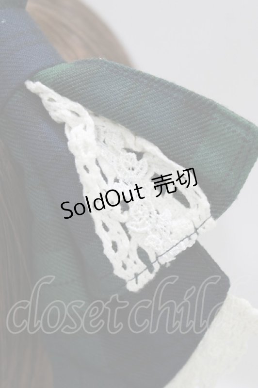 画像6: BABY,THE STARS SHINE BRIGHT / タータンチェックミニ袖ジャンパースカート&カチューシャセット Free ネイビー H-26-03-08-027-BA-OP-NS-ZH (6)