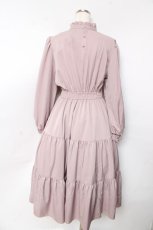 画像2: m petit by misako / AM*レースティアードワンピース L ピンク H-26-01-23-1011-LO-OP-NS-ZH (2)