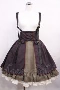 Amavel / Classical Steampunkレイヤードジャンパースカート Free ボルドー H-26-03-18-1003-CA-OP-NS-ZH