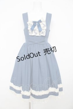 画像1: axes femme kawaii / オリビアジャンパースカート M ブルー T-26-02-04-017-AX-OP-SA-ZH