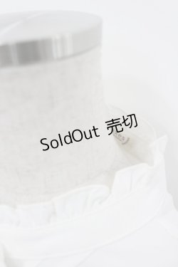 画像3: axes femme / リボン付フリルブラウス  ホワイト I-26-04-03-008-AX-BL-SA-ZI