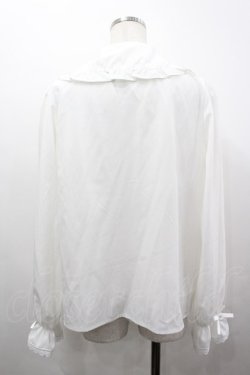 画像2: m petit by misako / AM マルエリフリルブラウス L 中白 I-26-04-03-007-LO-BL-SA-ZI