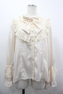 画像1: axes femme kawaii / ロココ姫袖ブラウス M キナリ I-26-04-03-010-AX-BL-SA-ZI