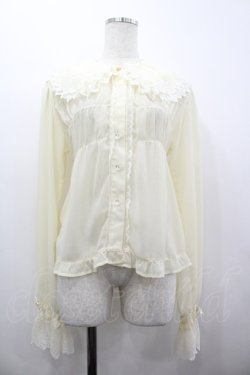 画像1: BABY,THE STARS SHINE BRIGHT / シフォンベビードールブラウス  アイボリー I-26-04-03-001-BA-BL-SA-ZI