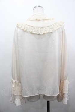 画像2: axes femme kawaii / ロココ姫袖ブラウス M キナリ I-26-04-03-010-AX-BL-SA-ZI