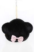 m petit by misako / AM*クマサンポーチ  ブラック H-26-02-13-007-LO-ZA-KB-ZH
