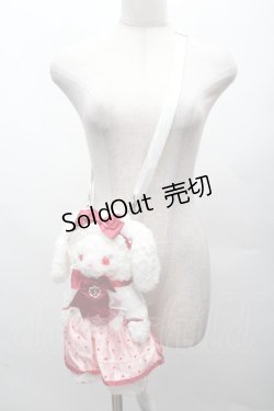 画像2: BABY,THE STARS SHINE BRIGHT / 〜Bon anniversaire〜ずっといっしょ Ma petite Lotteなうさくみゃちゃんポシェット  白ｘ赤 S-26-04-07-037-BA-BG-HR-ZS