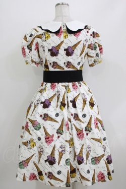 画像3: Q-pot. / アイスクリームパフスリーブドレス  オフホワイト H-26-04-12-004-QP-OP-KB-ZH