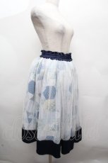 画像3: axes femme / パッチワーク柄スカート/ミュルーズ染織美術館コラボ  紺 S-26-04-16-059-AX-SK-HR-ZS (3)