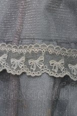 画像3: axes femme POETIQUE / フェアリー刺繍チュールスカート  グレー Y-24-07-01-175-AX-SK-AS-ZH (3)