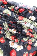 画像6: PINK HOUSE / ストロベリーフィールズプリントフードワンピース  黒ｘ赤 S-26-04-30-1035-LO-OP-AS-ZS (6)