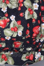 画像5: PINK HOUSE / ストロベリーフィールズプリントフードワンピース  黒ｘ赤 S-26-04-30-1035-LO-OP-AS-ZS (5)