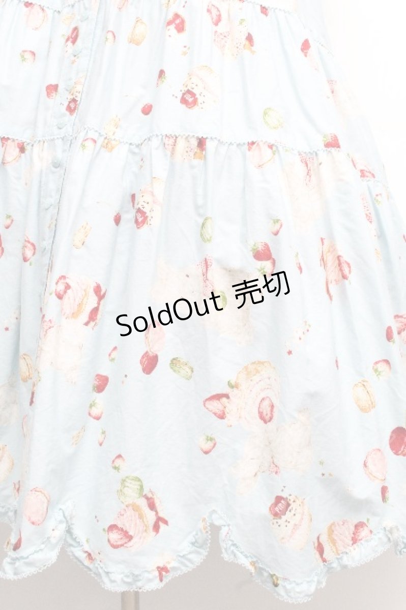 画像6: PINK HOUSE / シュガリースイーツラビットプリントミディワンピース  サックス S-26-04-30-1023-LO-OP-AS-ZS (6)