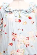 画像3: PINK HOUSE / シュガリースイーツラビットプリントミディワンピース  サックス S-26-04-30-1023-LO-OP-AS-ZS (3)