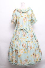 画像2: PINK HOUSE / ハニーレモンテディプリントミディワンピース  ミント S-26-04-30-1024-LO-OP-AS-ZS (2)