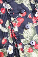 画像7: PINK HOUSE / ストロベリーフィールズプリントフードワンピース  黒ｘ赤 S-26-04-30-1035-LO-OP-AS-ZS (7)