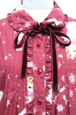 画像3: PINK HOUSE / スノーフェアリーテールミディ丈ワンピース  赤 S-26-04-30-1029-LO-OP-AS-ZS (3)