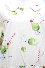 画像3: PINK HOUSE / クリームソーダプリントミディワンピース  イエロー S-26-04-30-1022-LO-OP-AS-ZS (3)