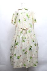 画像2: PINK HOUSE / クリームソーダプリントミディワンピース  イエロー S-26-04-30-1022-LO-OP-AS-ZS (2)