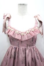 画像2: ALICE and the PIRATES / Victorian tear bottle柄ジャンパースカートII  ピンク I-26-05-08-028-PA-OP-SA-ZI (2)