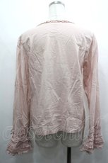 画像3: PINK HOUSE / ローンノーカラーブラウス  ピンク I-26-05-08-007-LO-BL-SA-ZI (3)