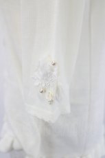 画像3: axes femme / パールボタンニットカーディガン  白 I-26-05-16-038-AX-TO-SA-ZI (3)
