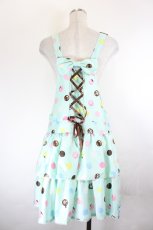 画像2: Angelic Pretty / ポルカドットチョコレートサロペットSet  ミント I-26-05-24-086-AP-OP-SA-ZI (2)