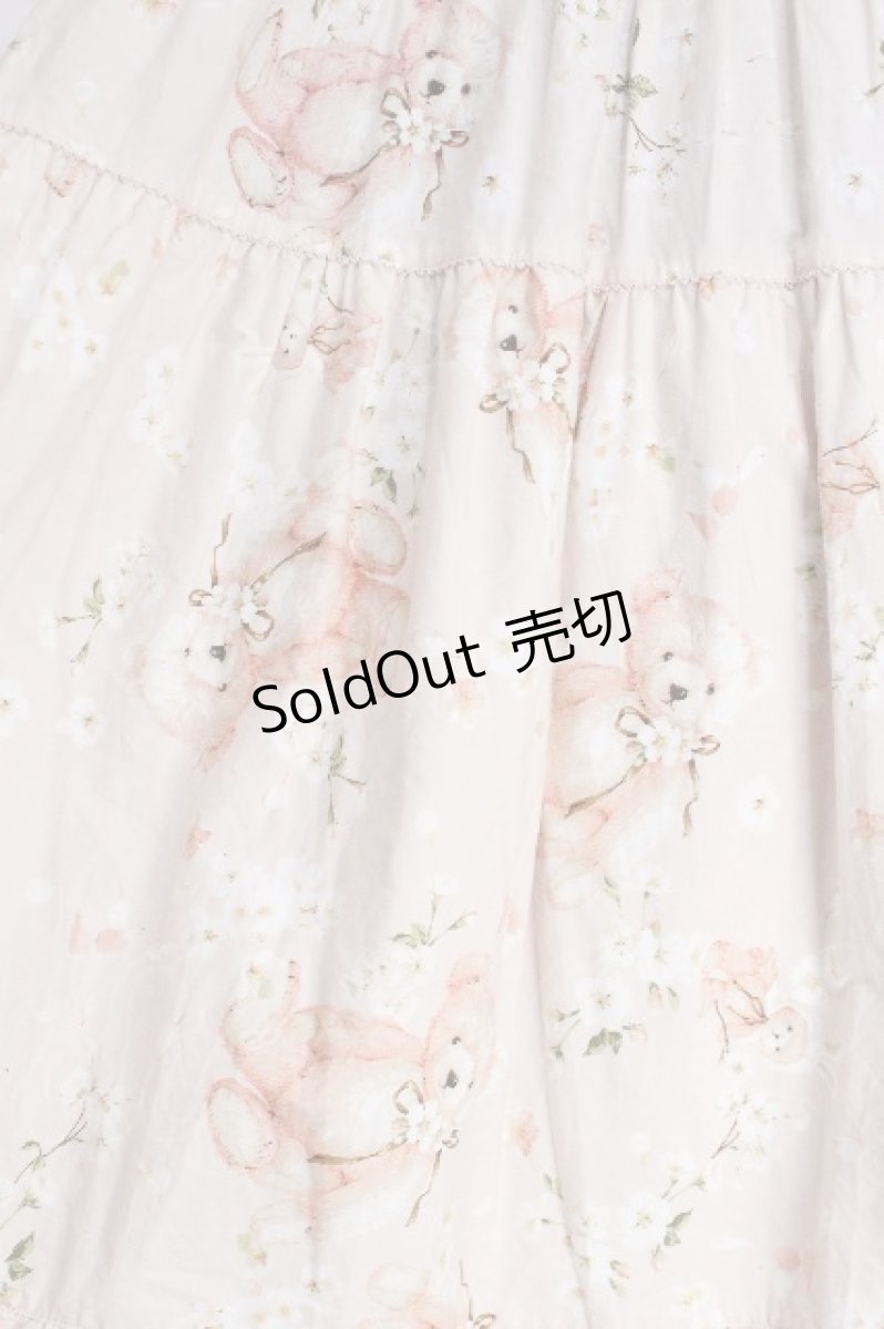 画像4: PINK HOUSE / 桜Teddyプリントミディワンピース  ピンク S-26-06-03-1030-LO-OP-HR-ZS (4)