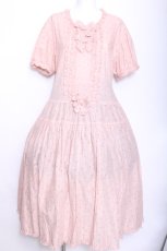 画像1: PINK HOUSE / 水玉プリントワンピース  ピンク S-26-06-03-1029-LO-OP-HR-ZS (1)
