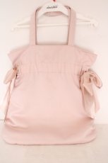 画像1: Maison de FLEUR / ダブルリボンギャザートートバッグ  ピンク O-26-06-14-078-LO-BG-IG-OS (1)
