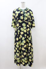 画像1: Jane Marple / Lemon Lime folkyドレス M ネイビー H-26-07-13-1009-JM-OP-AK-ZH (1)