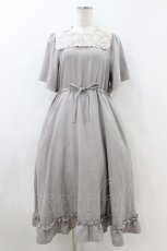 画像1: m petit by misako / TT*AOKレースセーラーワンピース Ｓ グレー O-25-11-11-2034-LO-OP-IG-ZH (1)
