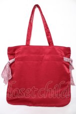 画像2: Maison de FLEUR / いちごリボントートバッグ F レッド Y-26-09-06-013-LO-BG-SZ-ZY (2)