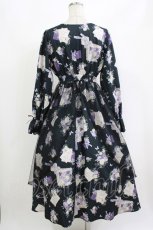 画像3: 【SALE】axes femme / ローズアンダヴィタシオンワンピース  クロ O-25-10-31-3018-AX-OP-IG-ZH (3)