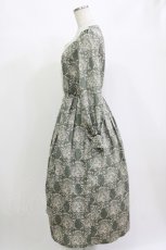 画像2: 【SALE】axes femme / ローズガーランド柄ロングワンピース  グリーン O-25-09-13-014-AX-OP-IG-ZH (2)