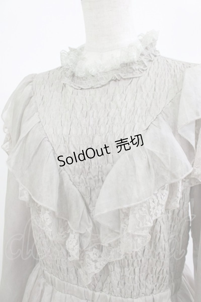 画像5: 【SALE】axes femme NOSTALGIE / ミスティローズ柄ワンピース  ブラウン O-25-09-09-021-AX-OP-IG-ZH (5)