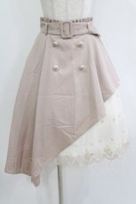 画像1: axes femme POETIQUE / レースアシメトレンチスカート M ベージュ O-26-06-23-054-AX-SK-OW-ZH (1)