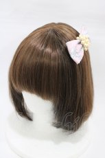 画像1: JESUS DIAMANTE / ロココLadyパールバレッタ  バロックangel柄ピンク H-26-09-16-039-JE-AC-NS-ZH (1)