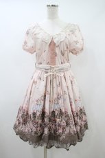 画像1: axes femme / メルヘンパネル柄チュニックワンピース M ピンク O-26-08-13-003-AX-OP-OW-ZH (1)
